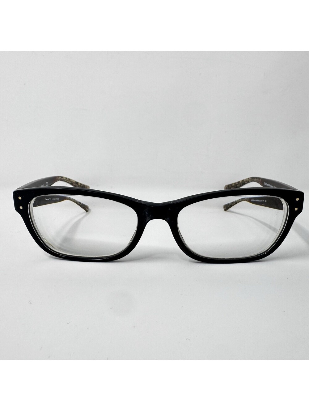 Coach HC6082 5353 Black Wild Beast Eyeglass Frames 53-17-135